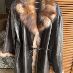 Lamb Leather / Fox Fur Jacket